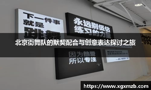 北京街舞队的默契配合与创意表达探讨之旅